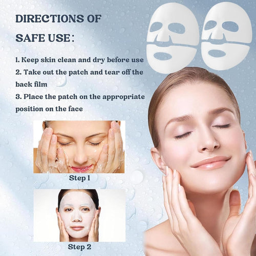 Collagen Face Mask, Hydrating Overnight Hydrogel Mask, Face Masks Skincare anti Wrinkle Moisturizing, Korean Skin Care for Glass Skin